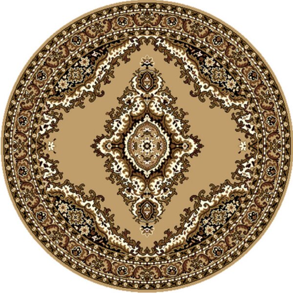 Hans Home | Kusový koberec TEHERAN T-102 beige kruh - 160x160 (průměr) kruh