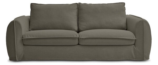 Taupe pohovka na každodenní spaní/rozkládací 216 cm Archimede – Bobochic Paris
