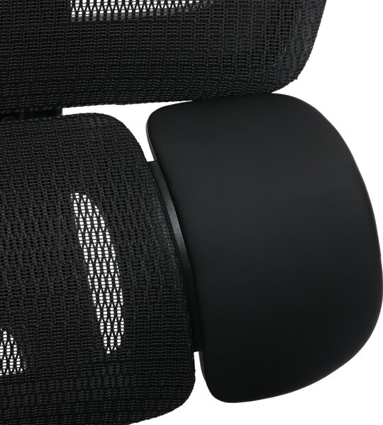 Kancelářská ergonomická židle PORTE II — síťovina, černá