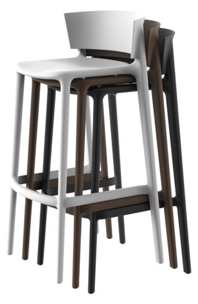 VONDOM Plastová barová židle AFRICA 76 cm