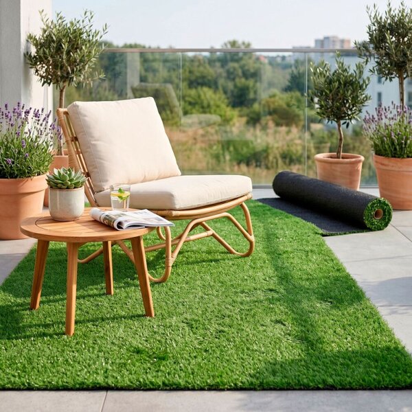Umělý trávník 10 mm, 2x5 m SPRINGOS GA0259