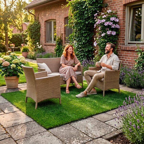 Umělý trávník 10 mm, 2x5 m SPRINGOS GA0259