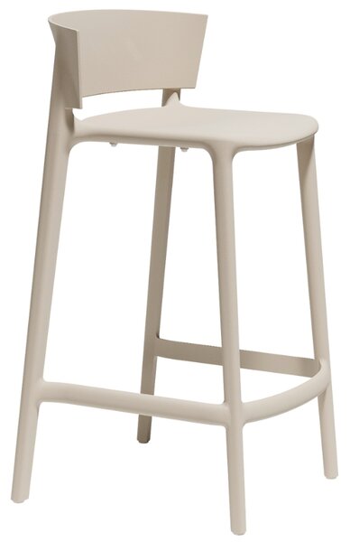 VONDOM Plastová barová židle AFRICA 66 cm