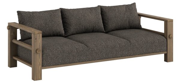 Tmavě šedá pohovka 225 cm Bare – Karup
