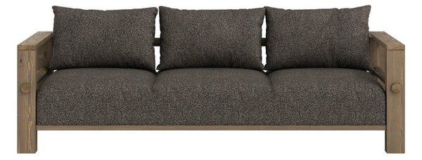 Tmavě šedá pohovka 225 cm Bare – Karup