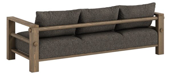 Tmavě šedá pohovka 225 cm Bare – Karup