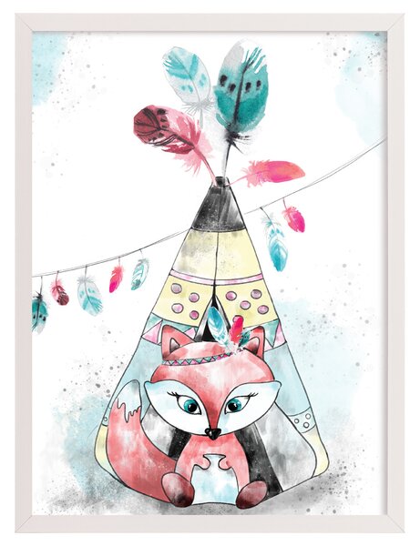 Obrázek Feathers&Dreams fox 30x40 cm