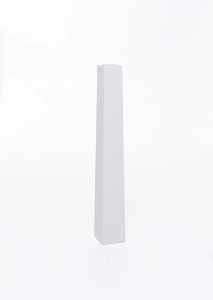 Váza OBELISK, sklolaminát, výška 80 cm, bílá