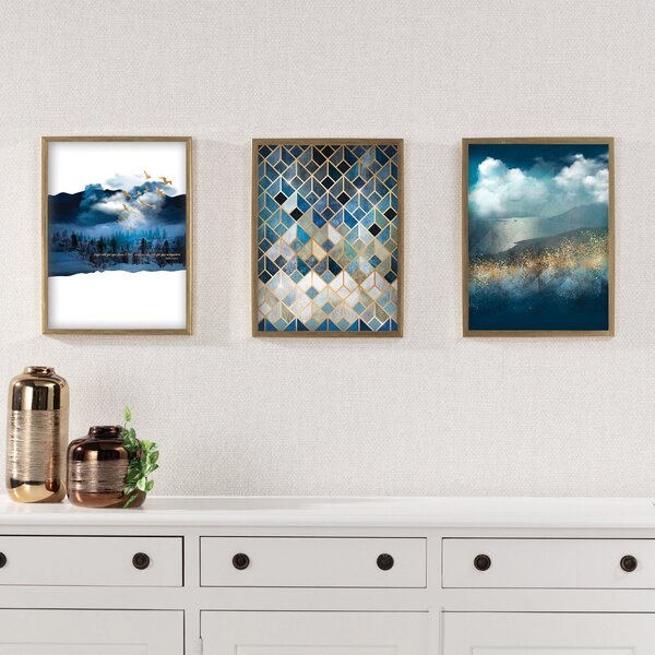 Obraz Gold&navy Imagination 30x40cm