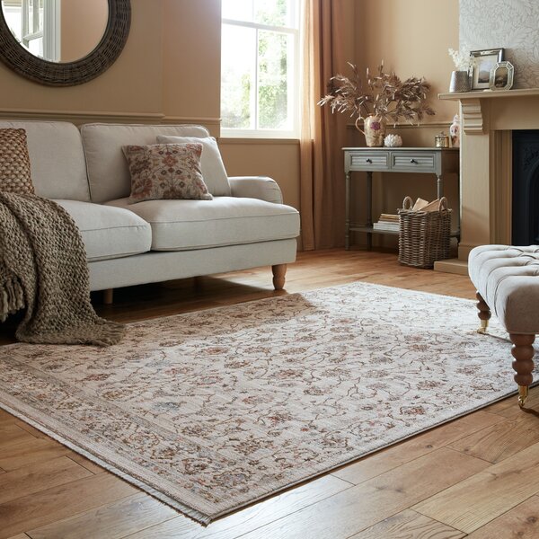 Flair Rugs, Kusový koberec Evelyn Elodie Natural, 120x170, béžová, ložnice