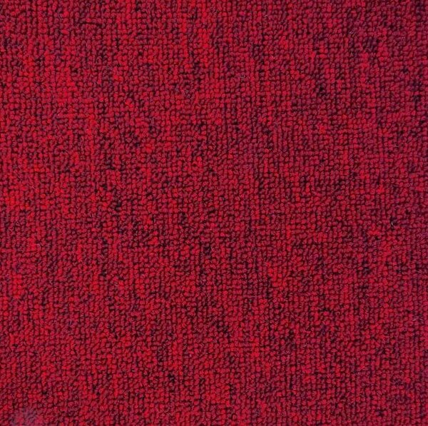 IDEAL Metrážový koberec A1 COLORO EFEKT 5180 BARVA: Červená, ŠÍŘKA: 5 m