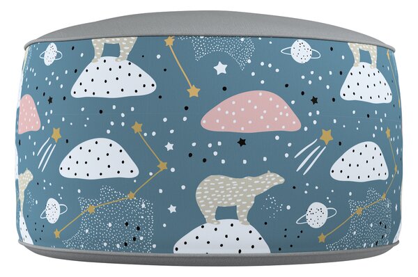 Dvoubarevný puf Coli 50x25cm