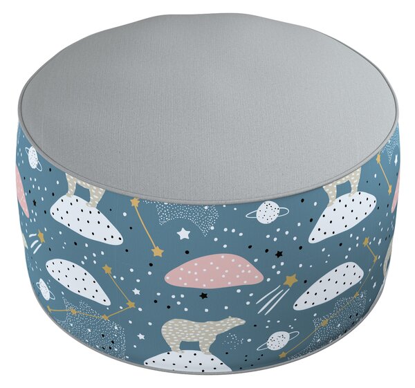 Dvoubarevný puf Coli 50x25cm