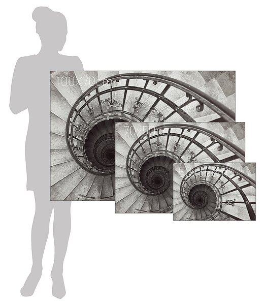 Obraz na plátně Spiral Stairs