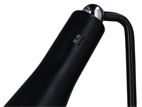 TESLA lighting Tesla - stolní LED lampička magnetická, LUCIE, 120lm, 3000K, USB-C, černá