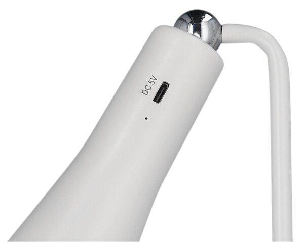 TESLA lighting Tesla - stolní LED lampička magnetická, LUCIE, 120lm, 3000K, USB-C, bílá