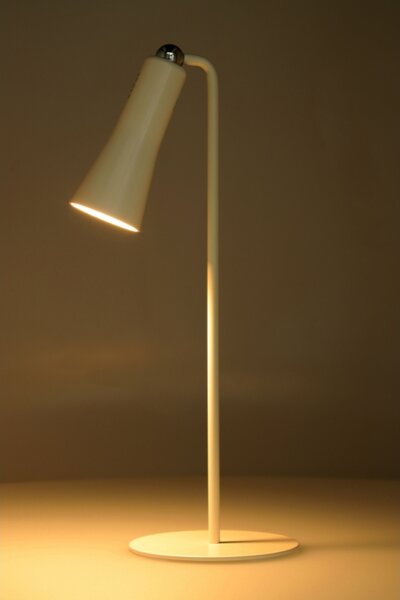 TESLA lighting Tesla - stolní LED lampička magnetická, LUCIE, 120lm, 3000K, USB-C, bílá