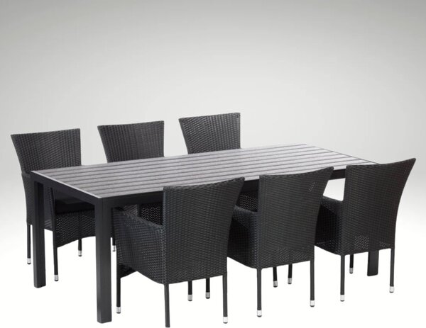Vikio Zahradní jídelní set 205x90 cm pro 6 osob DT252