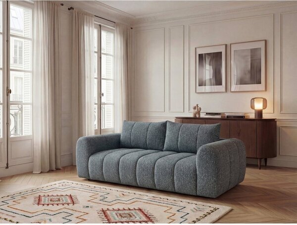 Modrá pohovka 242 cm Nesty – Bobochic Paris