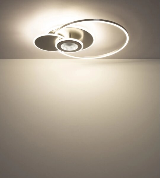 Globo 68278-24 - LED Stm stropní svítidlo BELTRAN LED/24W/230V stříbrná+DO