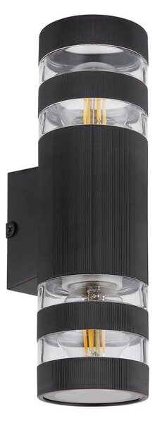 Globo 78260S - Nástěnné svítidlo HAYES 2xE27/10W/230V černá