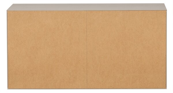 ŠATNÍ SKŘÍŇ DARIA DOUBLE 50 X 100 CM BÉŽOVÁ