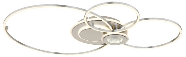 Globo 68278-36 - LED Stm stropní svítidlo BELTRAN LED/36W/230V stříbrná+DO