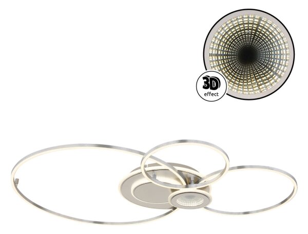 Globo 68278-36 - LED Stm stropní svítidlo BELTRAN LED/36W/230V stříbrná+DO