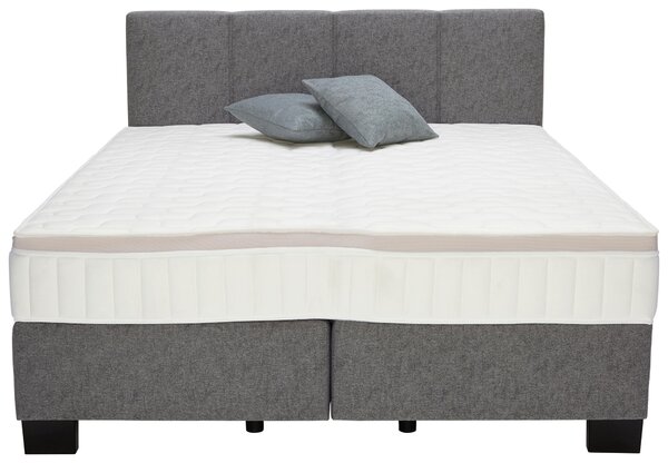 POSTEL BOXSPRING, 120/200 cm, platinová Hom`in - Jednolůžkové postele