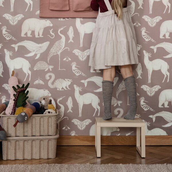 FERM LIVING Úložné boxy Paper Pulp Large, set 2 kusy