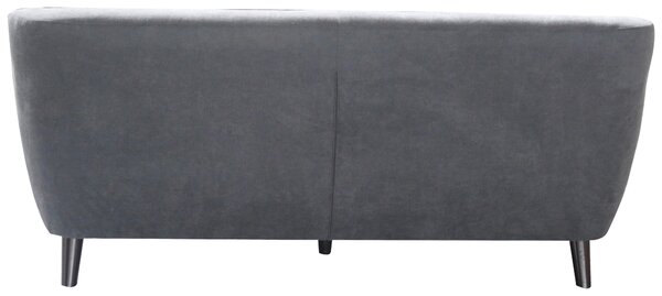 TŘÍMÍSTNÁ POHOVKA, textil, černá, tmavě šedá Luca Bessoni - Pohovky, Online Only