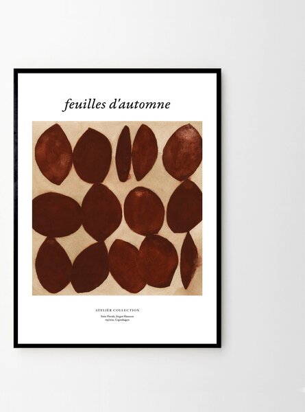 The Poster Club Autorský plakát Feuilles d'Automne by Jörgen Hansson - 50 x 70 cm TPC129
