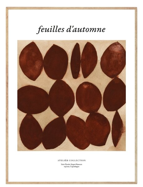 The Poster Club Autorský plakát Feuilles d'Automne by Jörgen Hansson - 50 x 70 cm TPC129
