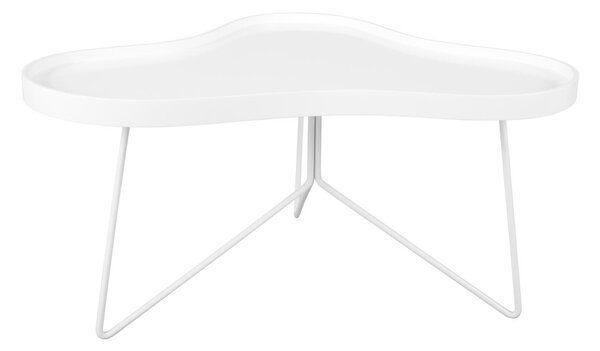 Konferenční asimetrický stůl Flow Leitmotiv (Barva - bílá)