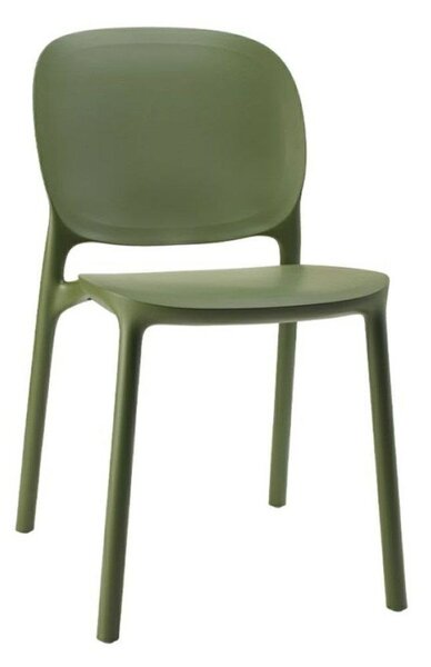 Židle Hug olivově zelená
