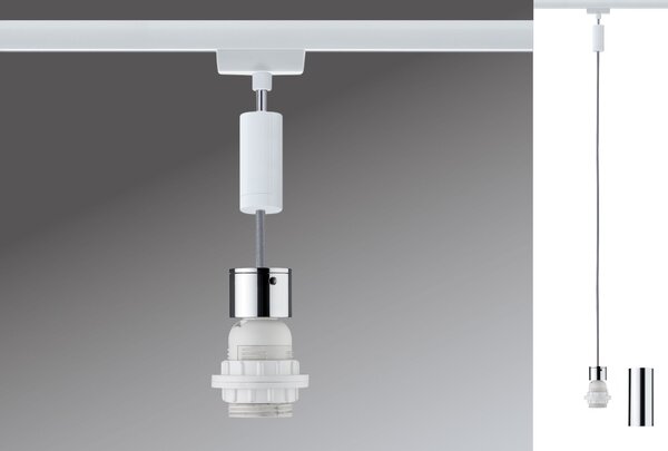 Paulmann 95437 2Easy Basic, závěs pro systém Urail, 1x20W E27, matná bílá