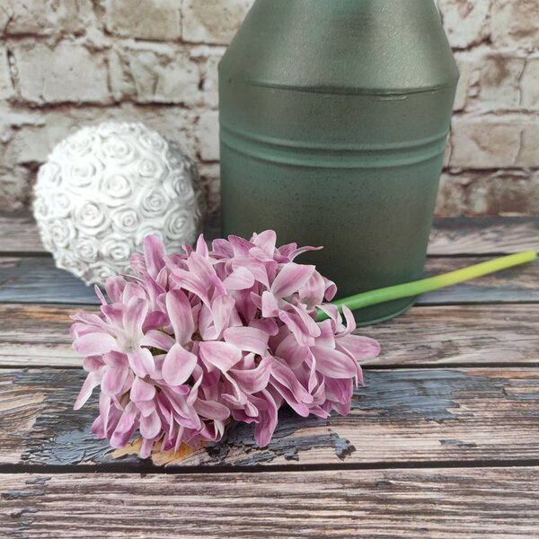 Umělý hyacint růžový- 38 cm