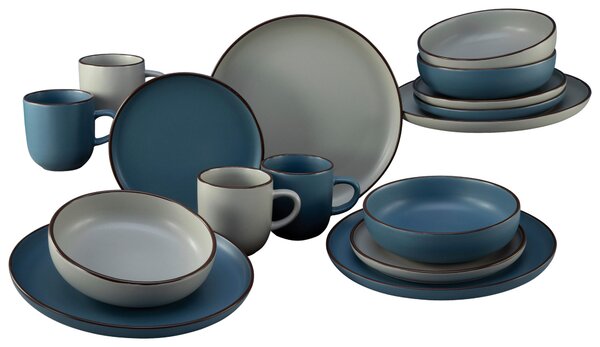 KOMBINOVANÁ SOUPRAVA, 16dílné, kamenina Creatable - Online Only nádobí, Online Only