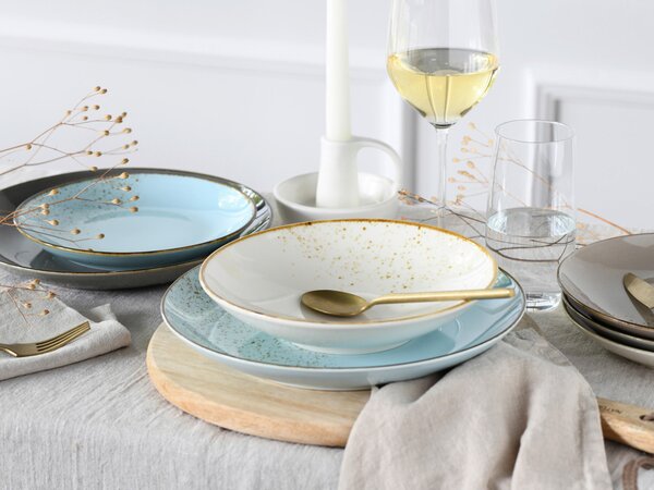 KOMBINOVANÁ SOUPRAVA, 12dílné, kamenina Creatable - Online Only nádobí, Online Only