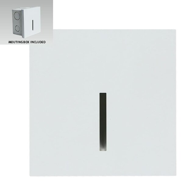 STEP LIGHT LINE S schodišťové svítidlo LED 1W 20lm 4000K 8,7cm IP20, bílé