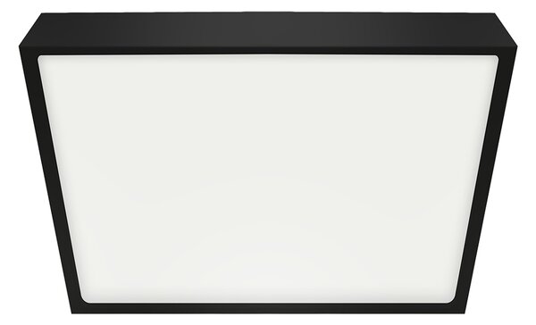 27026 Stropní LED svítidlo LENYS III. 24W, 4000K, IP20/IP44, 1900lm, čtverec, Ø270, černá