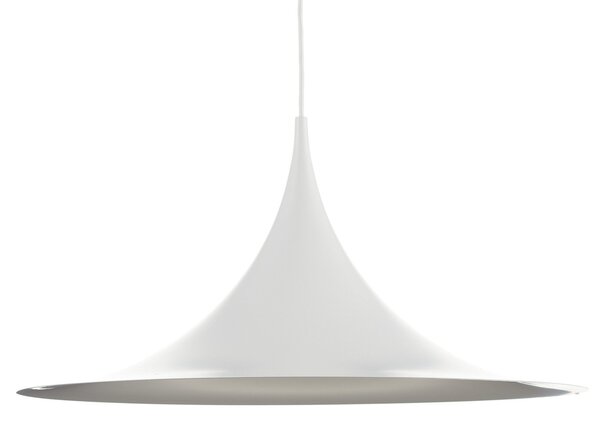 Závěsná svítidlo GUBI, Semi, stmívatelné, Bílá, Obývací pokoj, Kov, Design