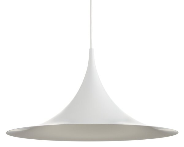 Závěsná svítidlo GUBI, Semi, stmívatelné, Bílá, Obývací pokoj, Kov, Design