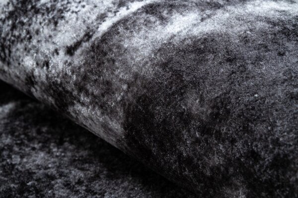 Dywany Łuszczów, Kusový koberec Miro 51278.810 Marble black / white, 80x150, černobílá, chodba / předsíň