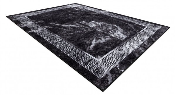 Dywany Łuszczów, Kusový koberec Miro 51278.810 Marble black / white, 80x150, černobílá, chodba / předsíň
