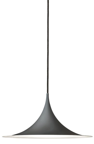 Závěsná svítidlo GUBI, Semi, stmívatelné, Černá, Obývací pokoj, Kov, Design