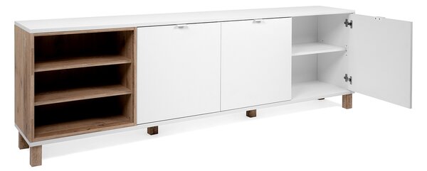 Komoda MENORCA 57A světlý antik/bílá