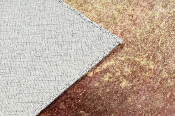 Dywany Łuszczów, Kusový koberec Miro 512101.801 beige / gold, 80x150, béžová, chodba / předsíň