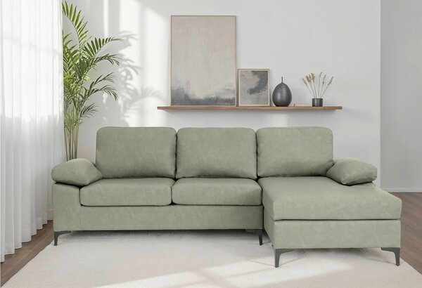 ROHOVÁ SEDAČKA, textil, zelená MID.YOU - Sedací soupravy, Online Only