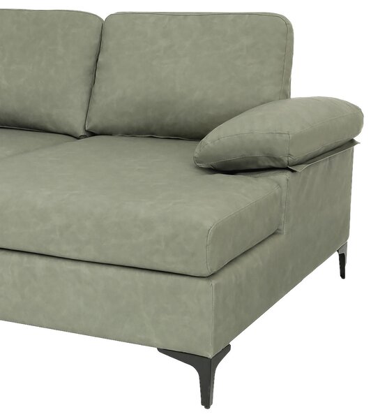 ROHOVÁ SEDAČKA, textil, zelená MID.YOU - Sedací soupravy, Online Only